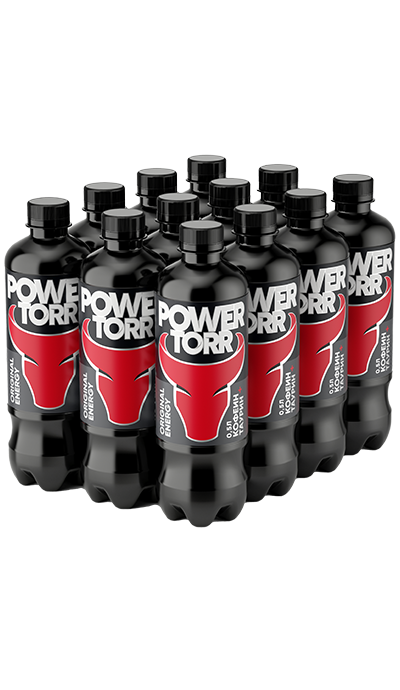 Энергетический напиток Power Torr Вlack, 0,5 л, 12 шт